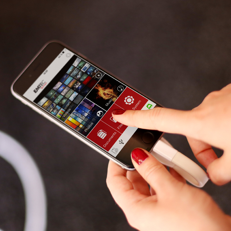 Emtec iCobra 64GB Lightning On-The-Go USB 3.0 Speicherstick