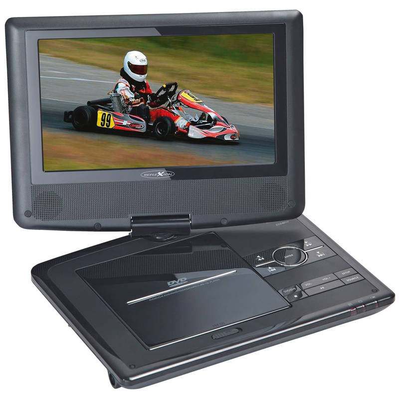 Reflexion DVD9003 portabler DVD-Player schwarz