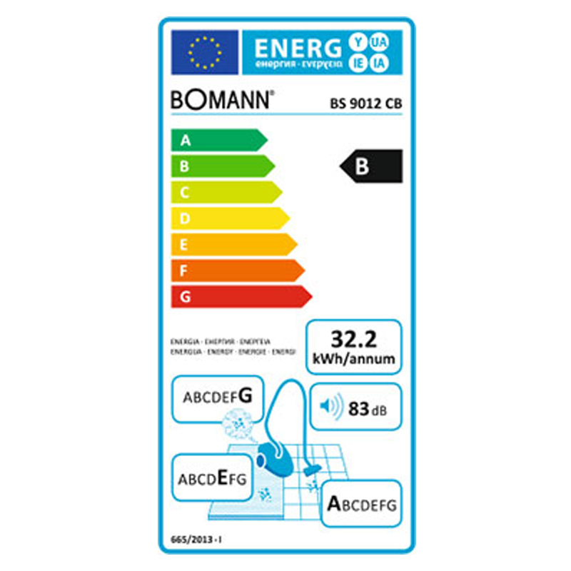 Bomann BS 9012 CB Bodenstaubsauger Ausstellungsgerät
