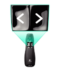 Logitech Wireless Presenter R400 (Verpackung geöffnet)