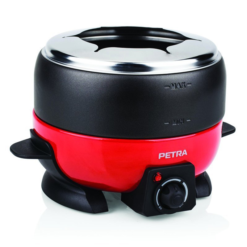 Petra Electric Fondue FO 60.04 schwarz/rot