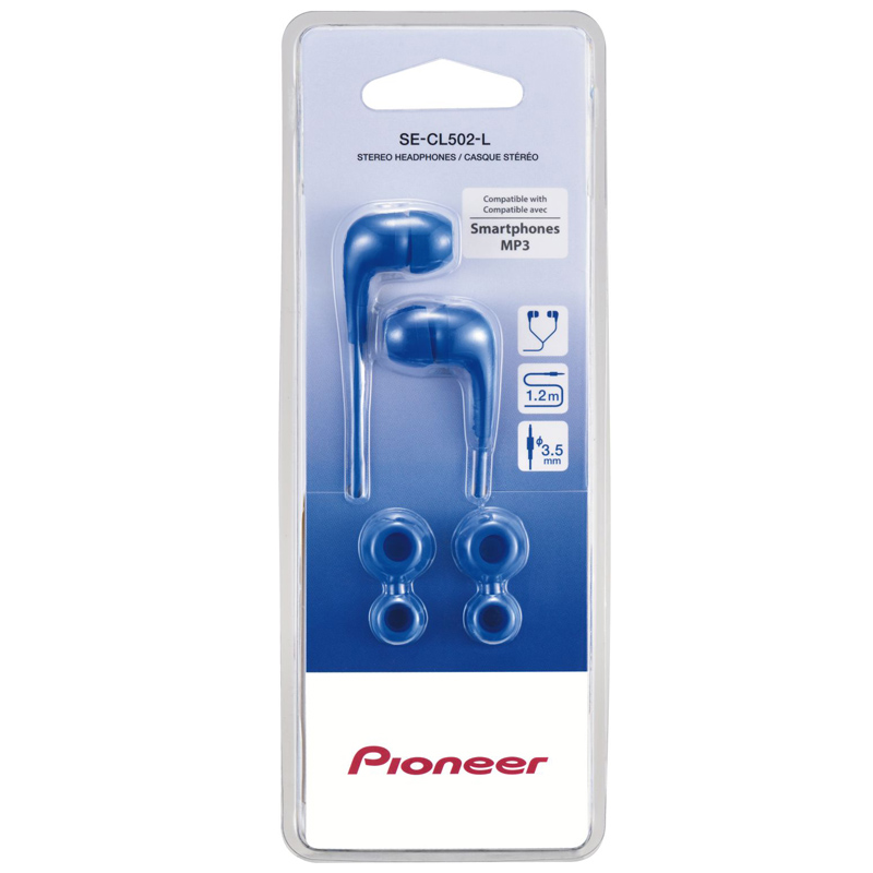 Pioneer SE-CL502-L geschlossener In-Ear-Ohrhörer blau