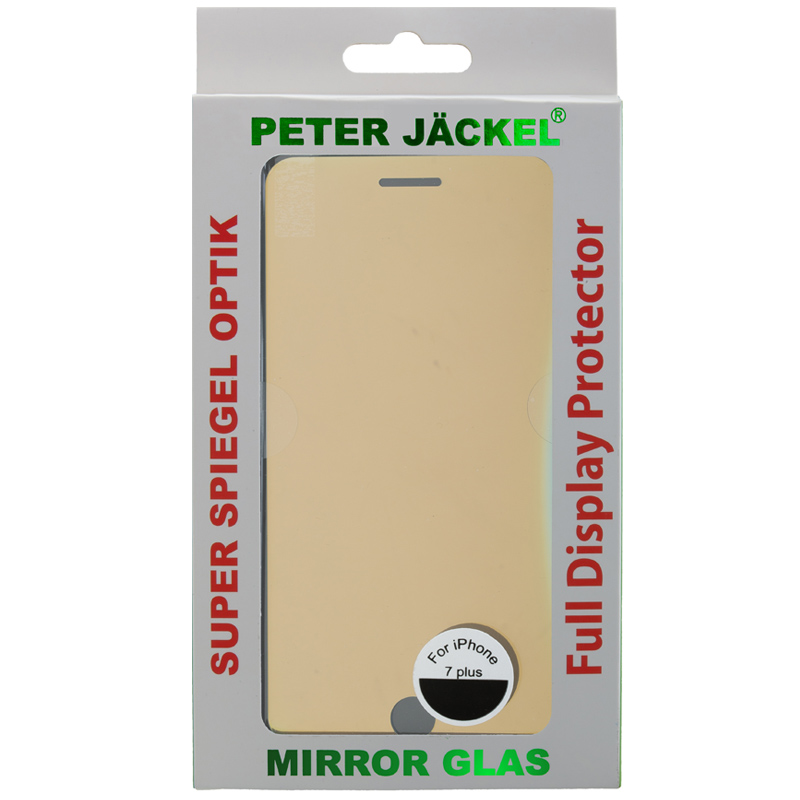 Peter Jäckel HD Mirror Glass für Apple iPhone 6 Plus/ 6S Plus/ iPhone 7 Plus Gold
