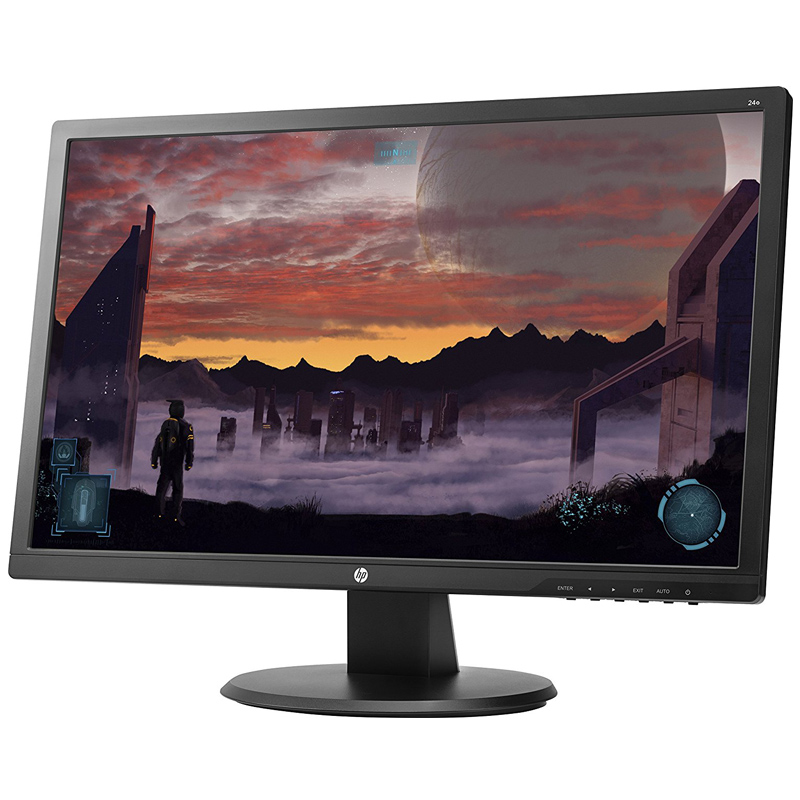 HP 24o LED-Monitor 24 Zoll Full HD 1ms HDMI VGA DVI-D Homeoffice PC ...