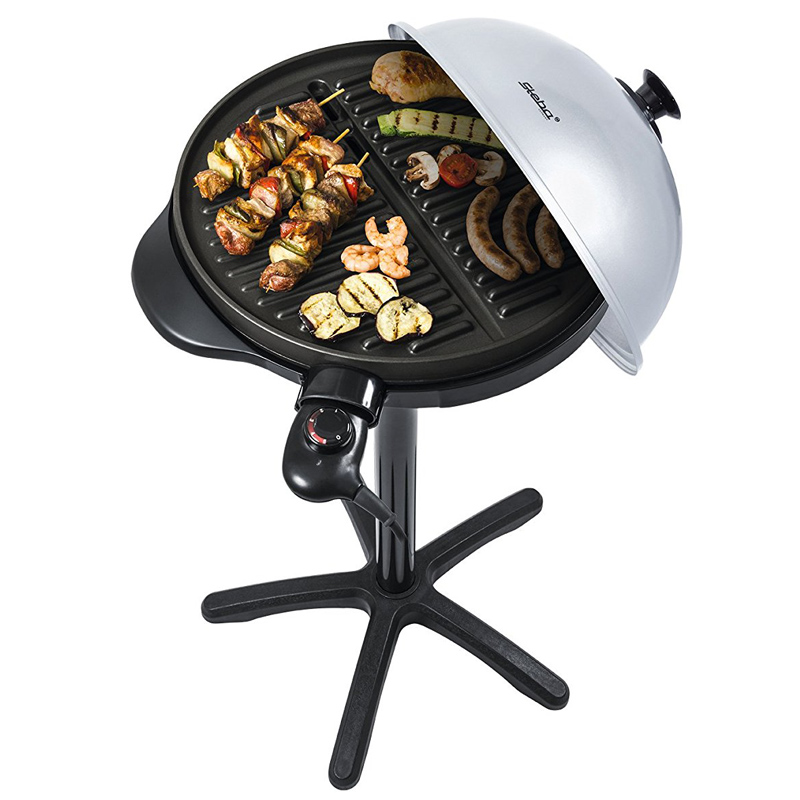 Steba VG 250 BBQ Elektrogrill mit Fuß Durchmesser 40cm mit Haube NEU eBay