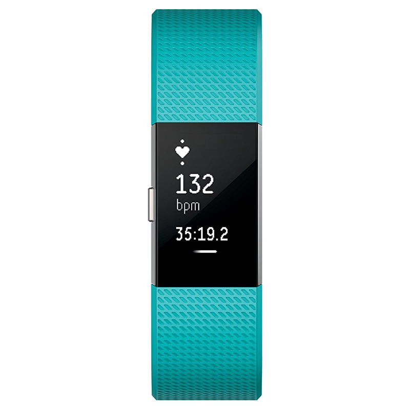 Fitbit Charge 2 Fitnessarmband Small Türkis