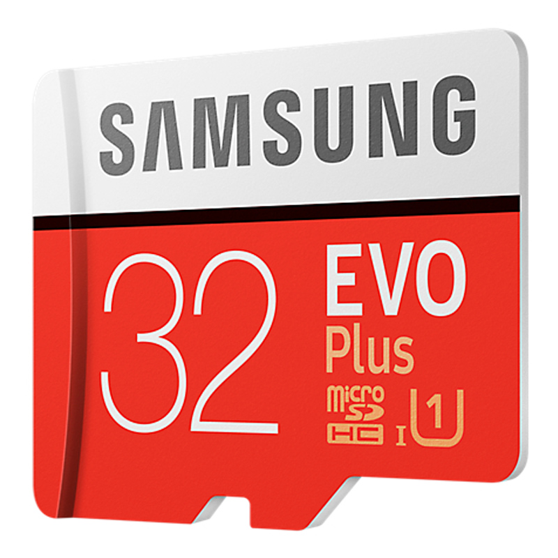 Samsung EVO+ 32GB microSDHC Card 2017 mit Adapter
