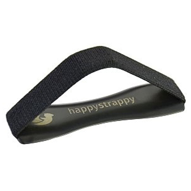 Happy Strappy Smartphone Fingerhalter schwarz