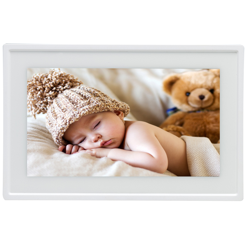 Denver PFF-1011 digitaler Bilderrahmen weiß