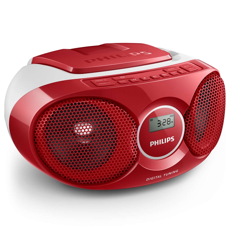 Philips AZ215R/12 CD-Radio rot