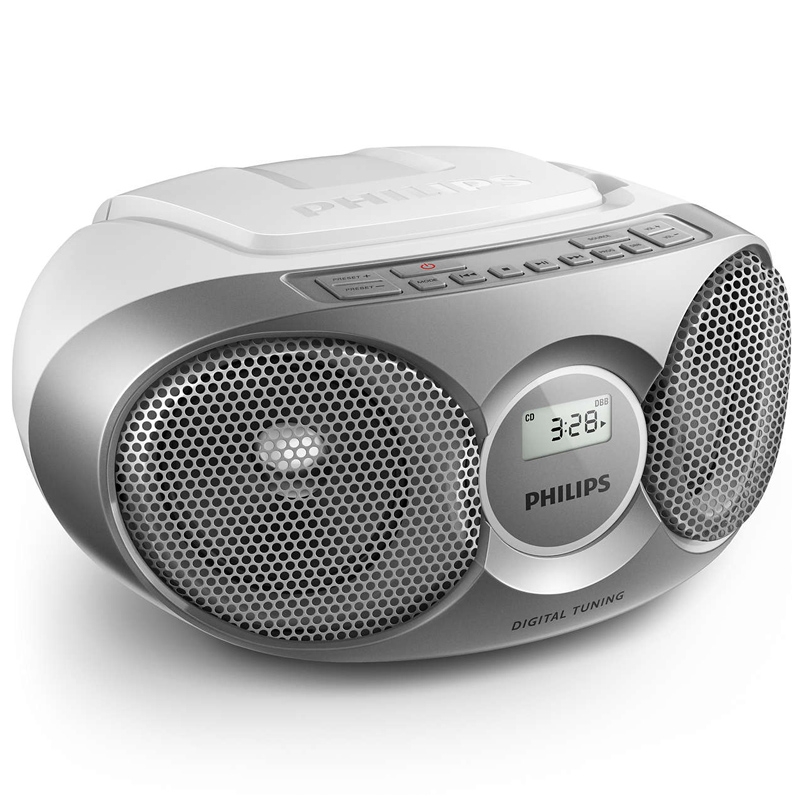 Philips AZ215S/12 CD-Radio silber