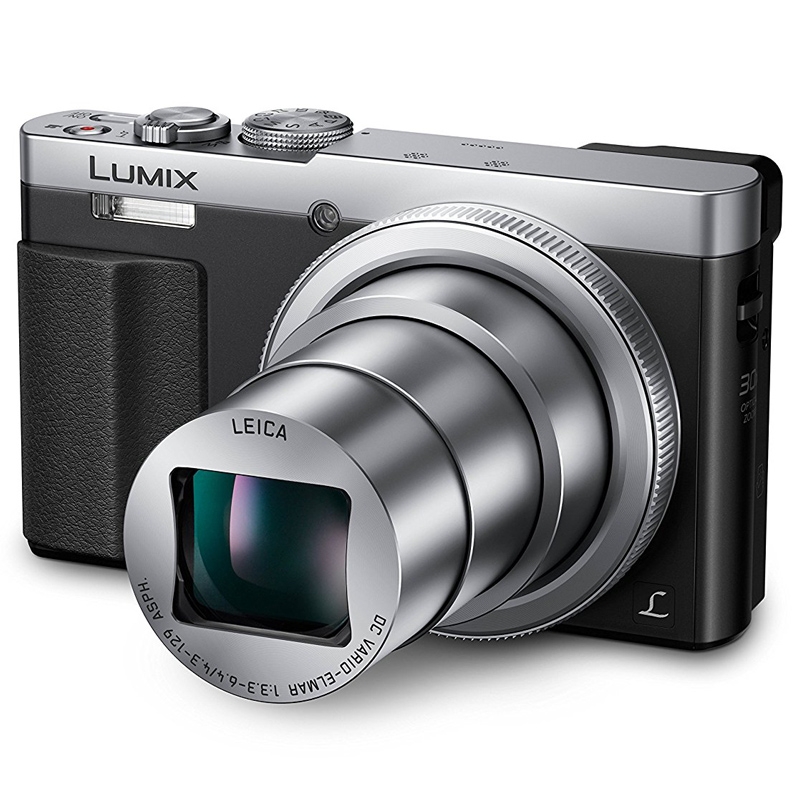Panasonic DMC-TZ71EG-S Lumix Kompaktkamera schwarz-silber