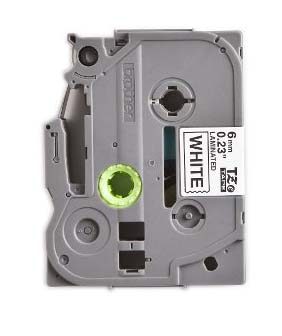 TZE-211 Schriftbandkassette 6mm 8m weiß/schwarz