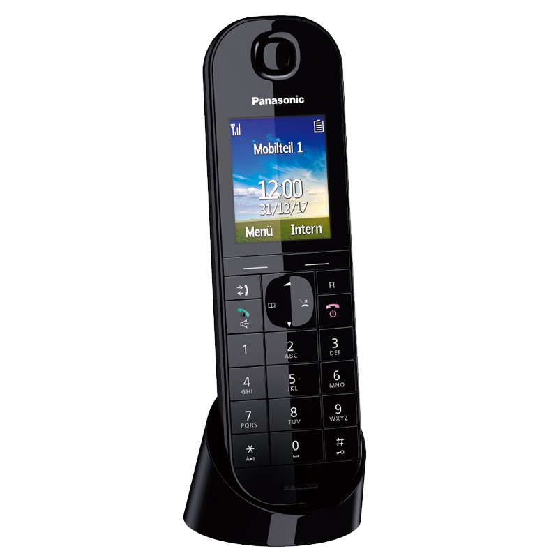 Panasonic KX-TGQ400GB IP-Telefon schwarz