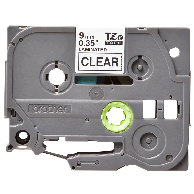 Brother P-Touch TZE-121 schwarz auf clear 9mm (2.Wahl)