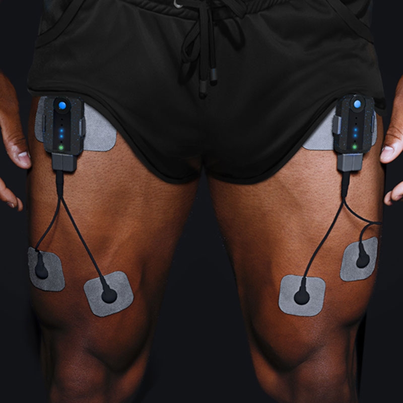 Bluetens Sport Elektroden (4 Stück M / 8 Stück S) (Schwarz)