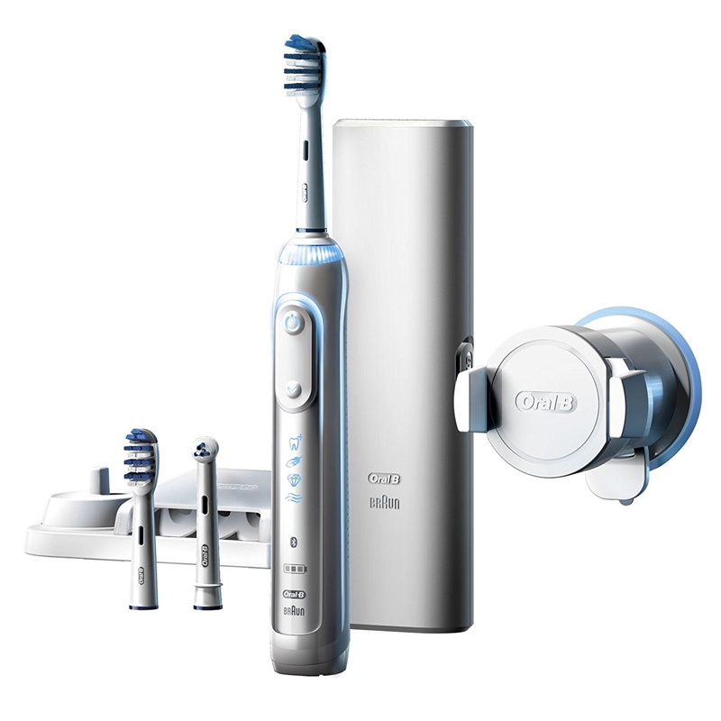 Braun Oral-B Genius 8000 elektrische Zahnbürste weiß