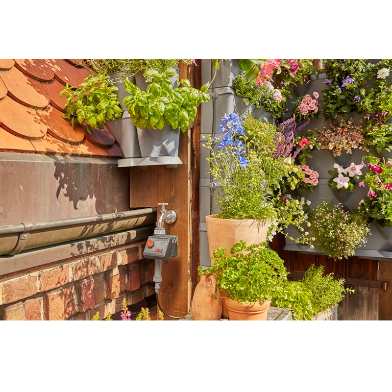 GARDENA 13156-20 NatureUp! Bewässerungsset Vertikal Wasserhahn