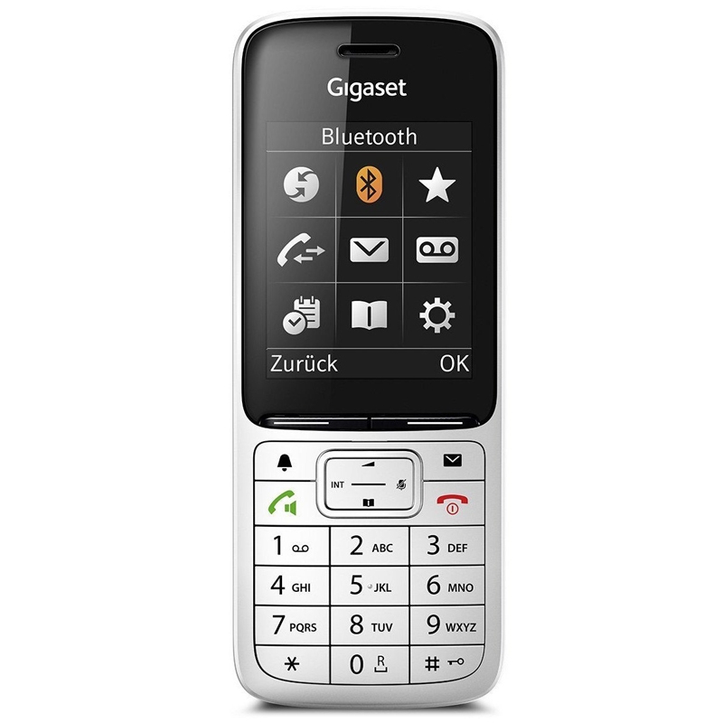Gigaset SL450HX platin/schwarz Schnurlostelefon