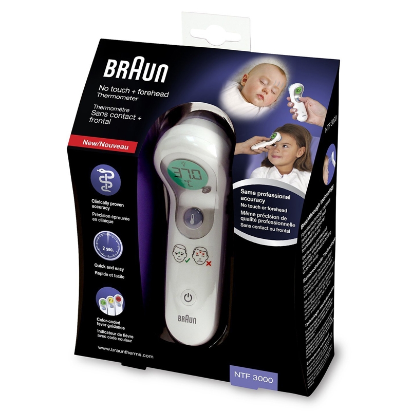 Braun NTF3000 No-Touch Stirnthermometer