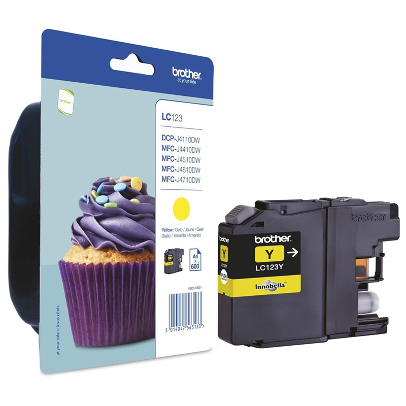 Brother LC123Y Tintenpatrone Yellow