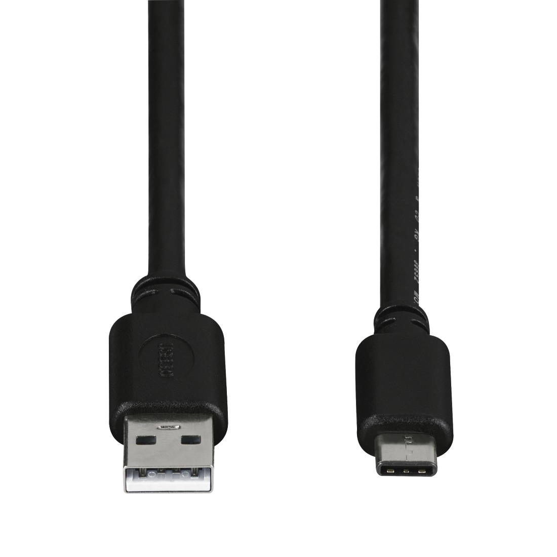 Hama USB-C-Kabel, USB 2.0, USB-C-Stecker – USB-A-Stecker, 480 Mbit/s, 1,00 m