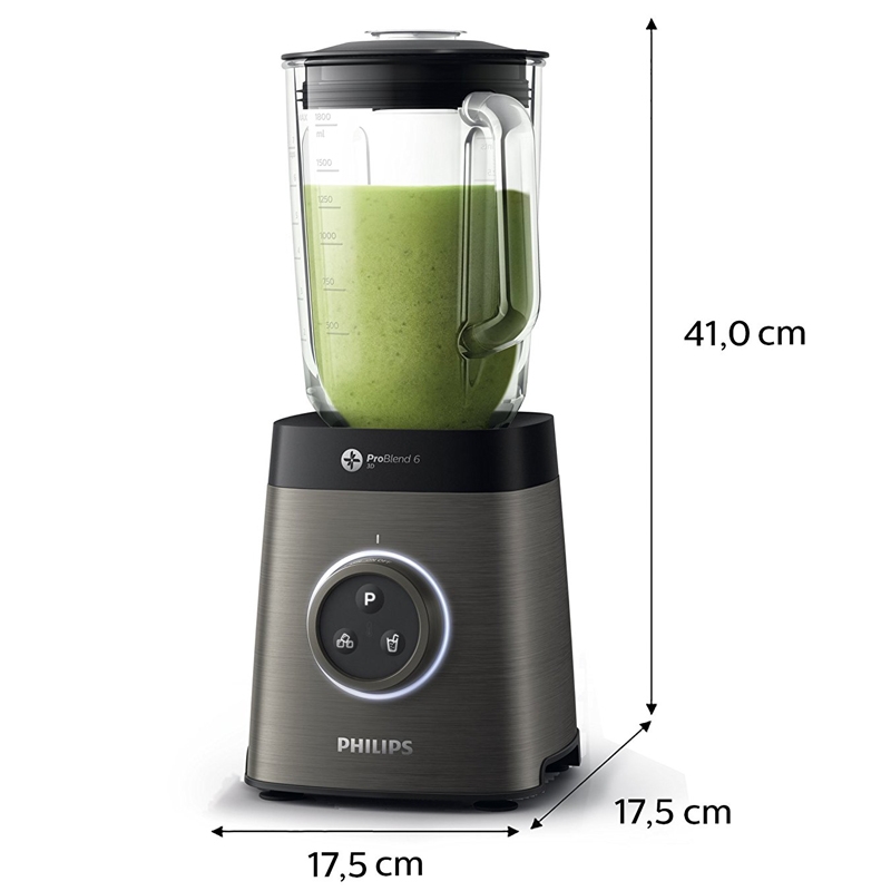Philips HR3657/90 Hochleistungsmixer/Premium Smoothie-Maker