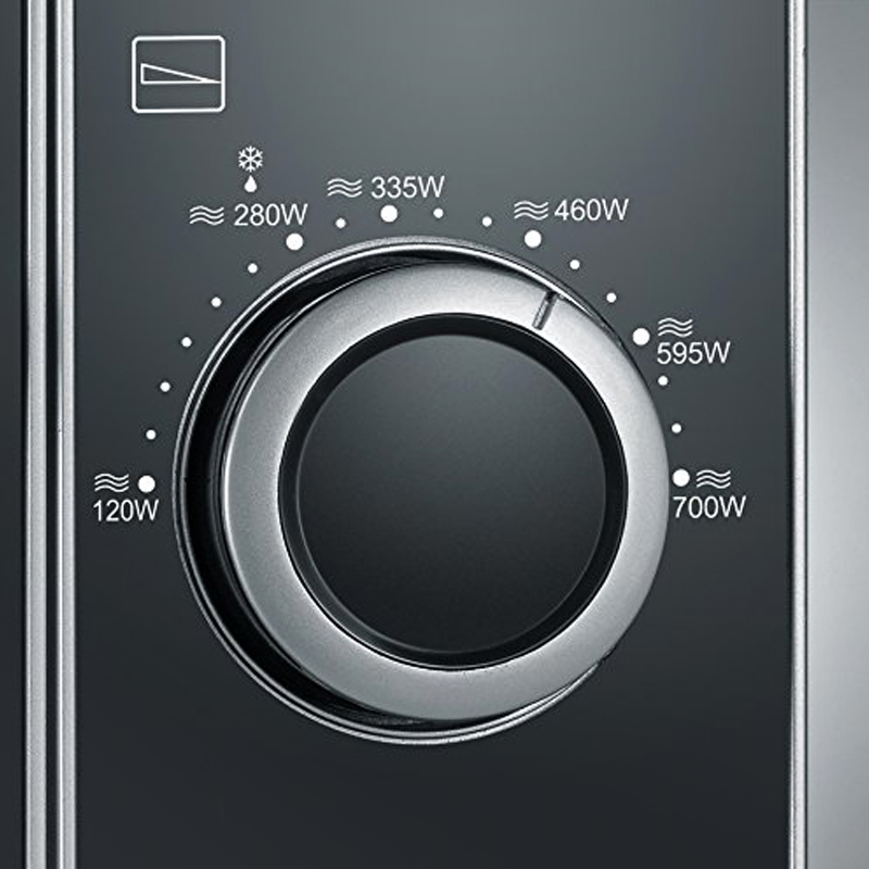 Severin MW 9721 Mikrowelle silber-schwarz