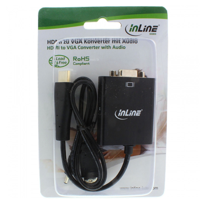 InLine Dongle Konverter HDMI zu VGA