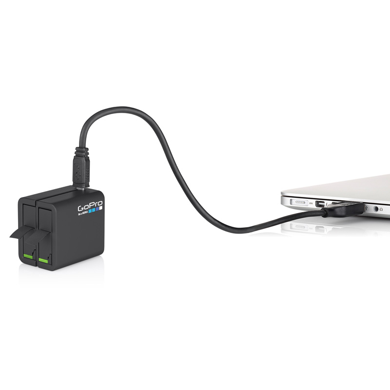 GoPro Premium Zubehör Dual Battery Charger HERO4 für Action-Cam