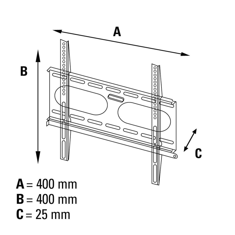 LCD/PL/LED-Wandhalterung 