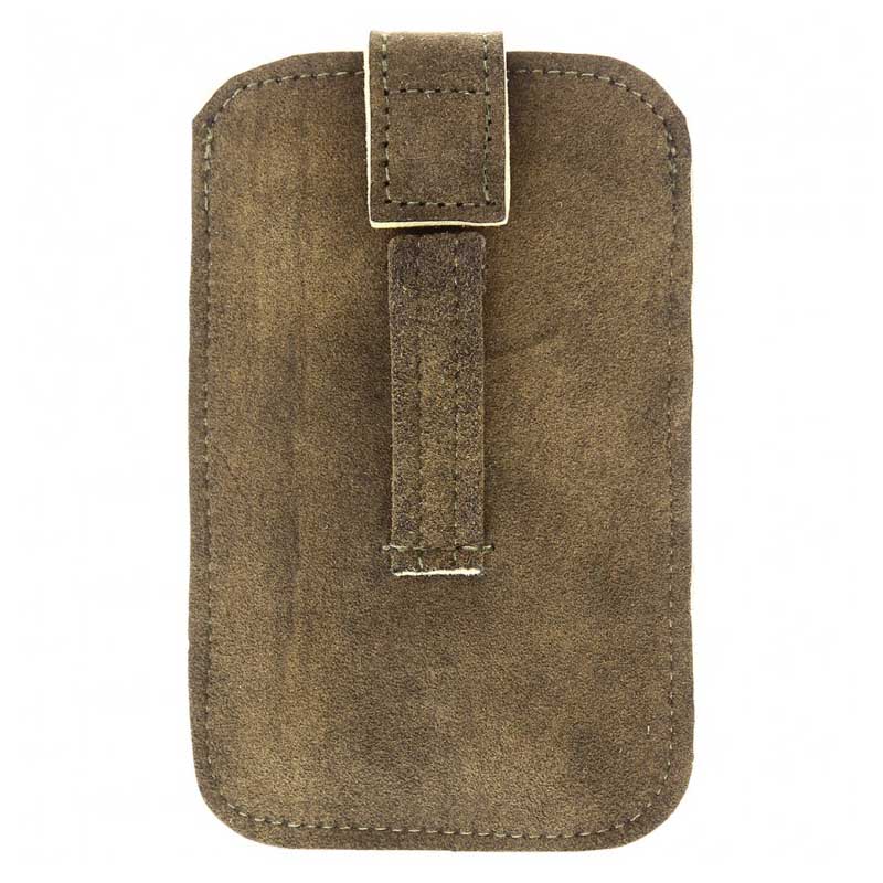 Ohetal Handytasche Lena Hirsch Sämisch Gara für 5 Zoll