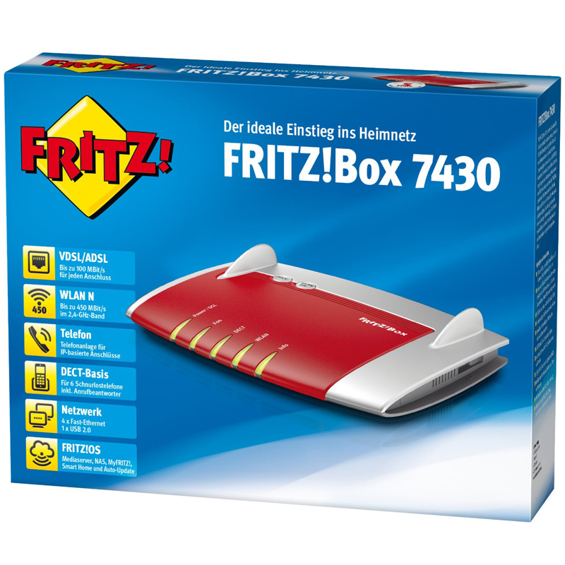 AVM FRITZ!box WLAN 7430 DSL-Router