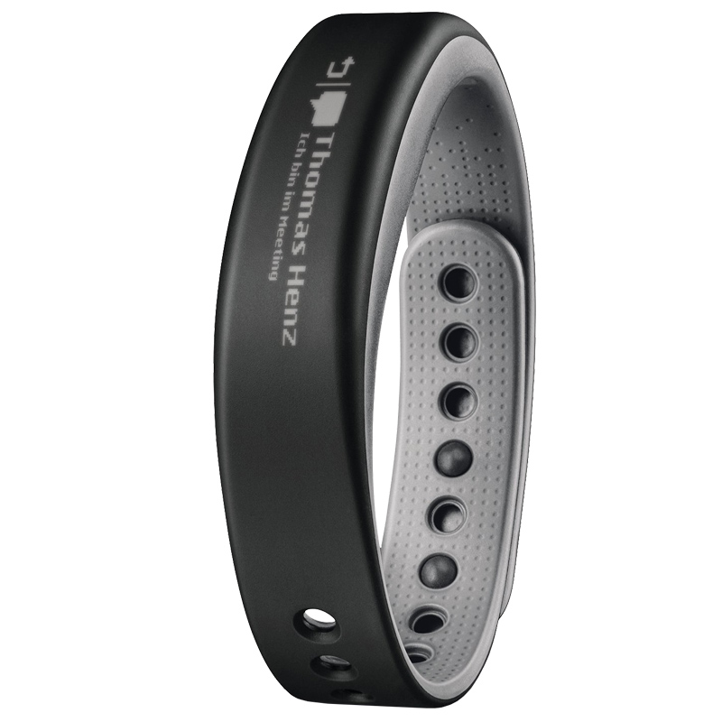 Garmin vivosmart small mit Brustgurt grau Fitnessband