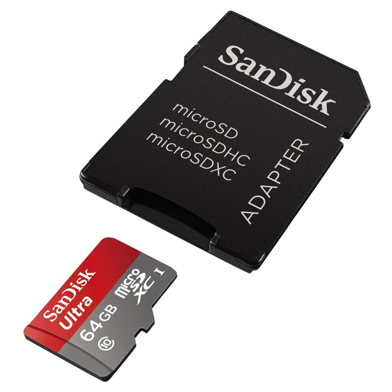 Sandisk Ultra microSDHC 64GB + SD Adapter