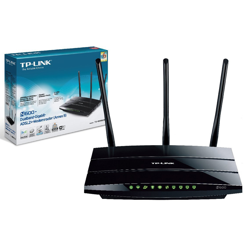TP-Link TD-W8980B(DE) N600 ADSL2+ WLAN-Router