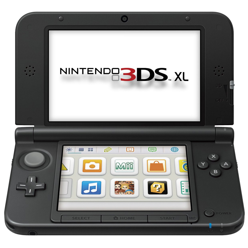 Nintendo 3DS XL Spielekonsole silber/schwarz