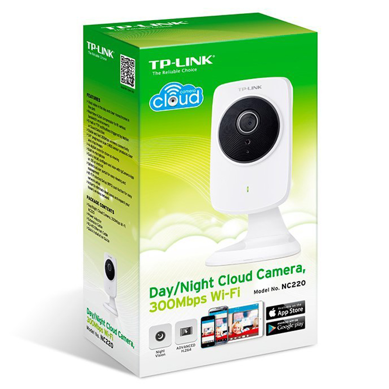 TP-Link NC220 WLAN Tag/Nacht Cloud Kamera /-Repeater