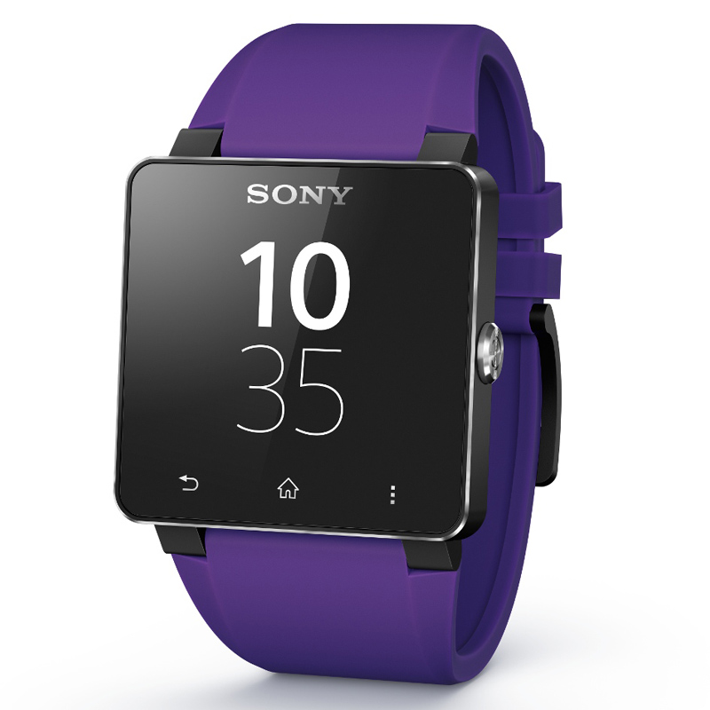 Sony SE20 Siliconarmband für SmartWatch 2 violett