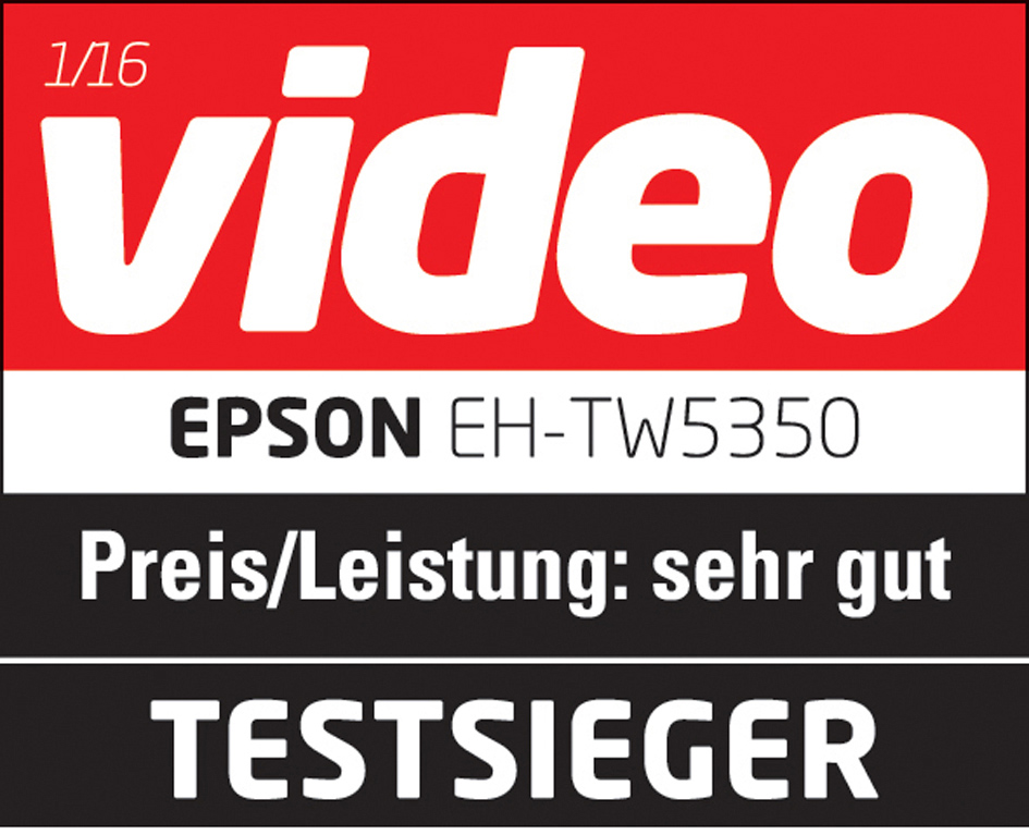 Epson EH-TW5350 2.200 Ansi-Lumen LCD-Projektor weiß Ausstellungsgerät