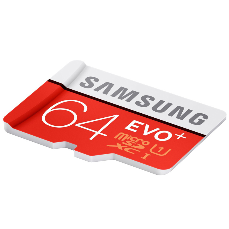 Samsung EVO+ 64GB microSDHC Card 80MB/s + Adapter