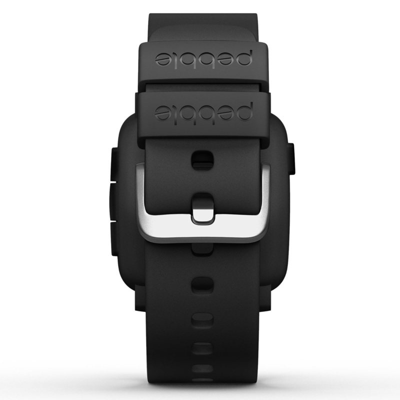 Pebble Time Smartwatch schwarz