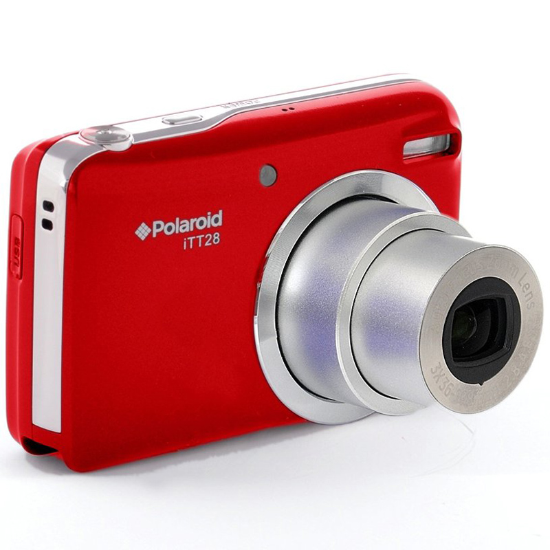 Polaroid 20.1MP ITT28 Digitalkamera rot