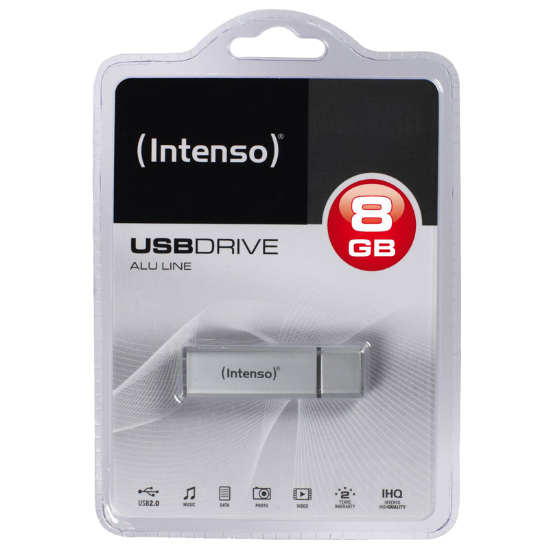 Intenso USB-Stick 8GB aluline