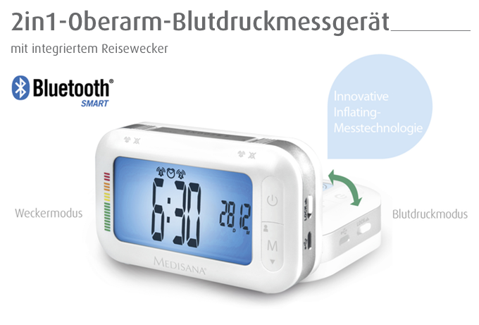 Medisana BU 575connect 2in1 Oberarm-Blutdruckmessgerät