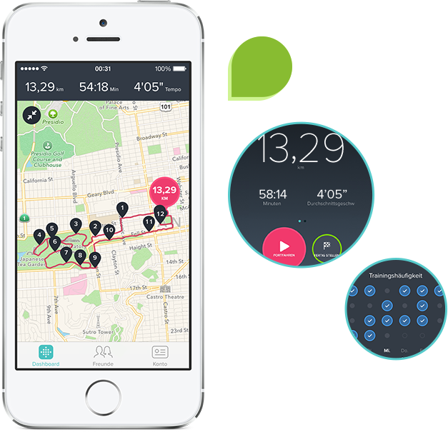 FitBit Flex Aktivitäts- und Schlaf-Tracker mit Smartwatchfunktionen mint