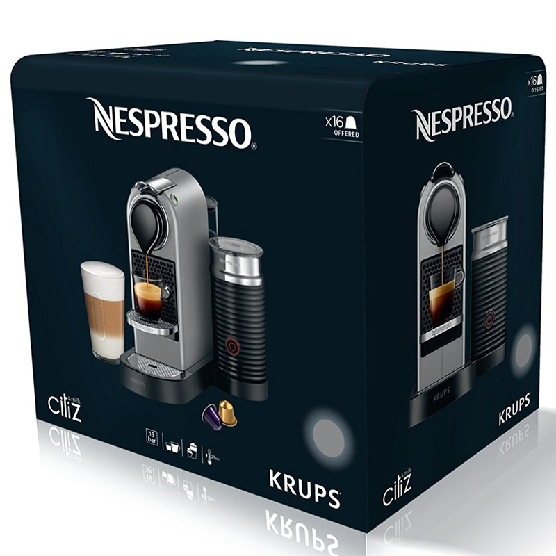 Krups Nespresso XN7405 Kapselmaschine New CitiZ rot