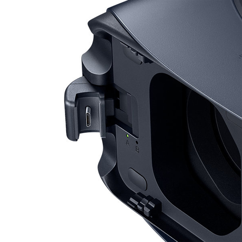 Samsung Gear SM-R323 Virtual Reality (VR) Brille blau/schwarz Ausstellungsgerät