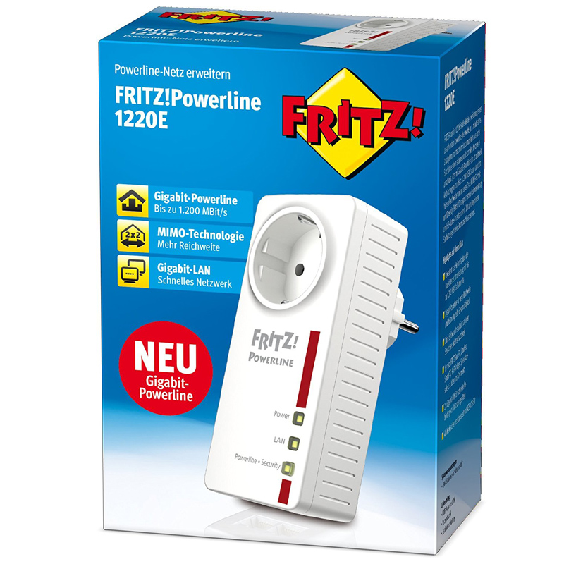 AVM FRITZ!Powerline 1220 Einzeladapter