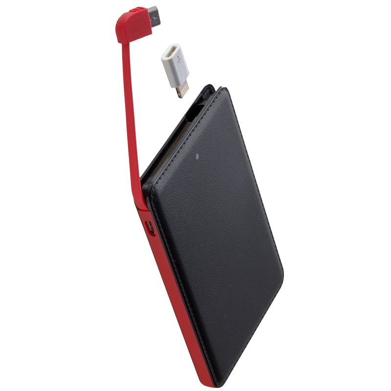 Peter Jäckel Powerbank ULTRA THIN LED 5000mAh Schwarz